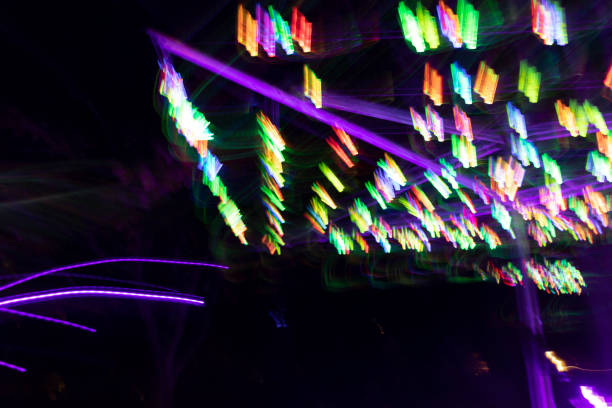 istock Abstract neon rotary clothesline 1131863510