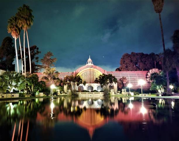 Balboa Park Pond at Night