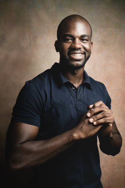 istock Portrait of a young man in studio 1131869707