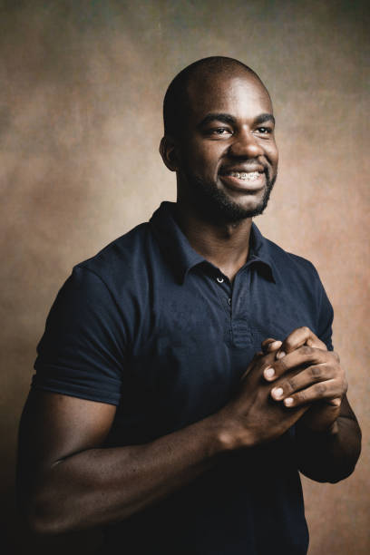 istock Portrait of a young man in studio 1131869715