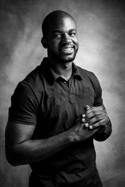 istock Portrait of a young man in studio 1131869717