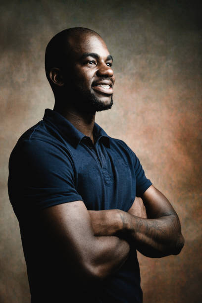 istock Portrait of a young man in studio 1131869718