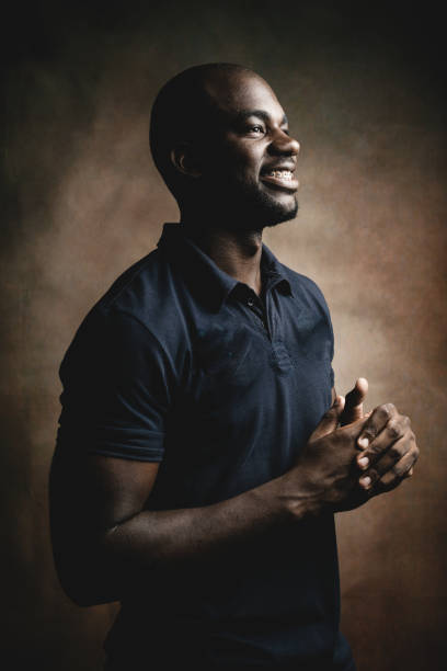 Portrait of a young man in studio