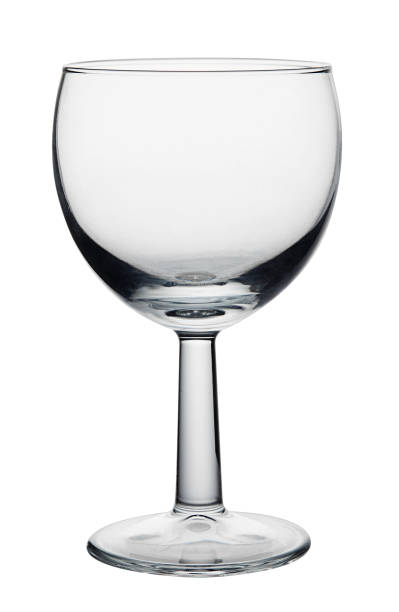 istock Empty glass of wine isolated on white background. 1131872612