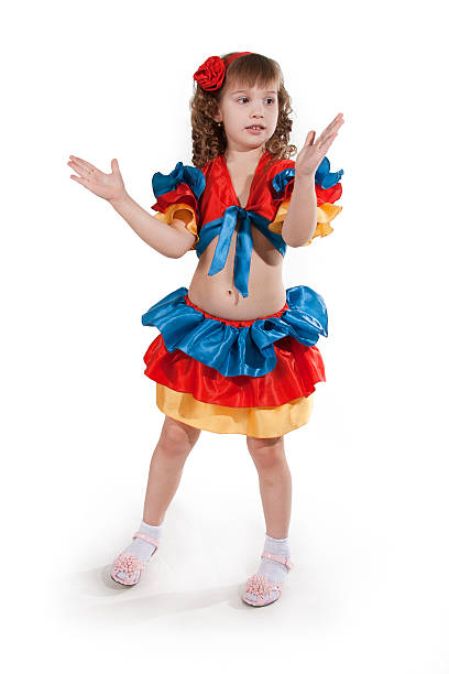 istock Little girl dancer. 113187335