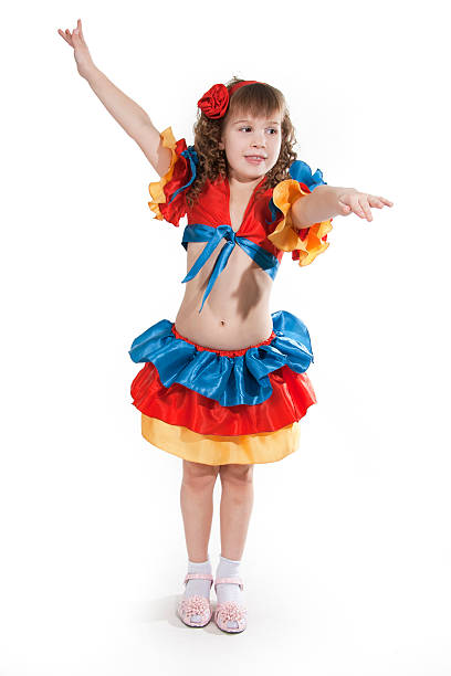 istock Little girl dancer. 113187415