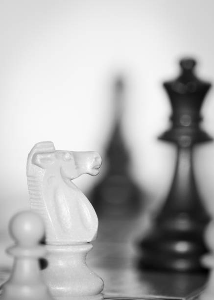 istock Chess photographed on a chessboard 1131877093