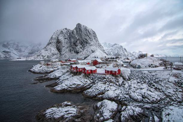 istock Snow in Lofoten 1131880260