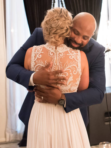istock Beautiful Multi-Ethnic Couple on their wedding day 1131882196