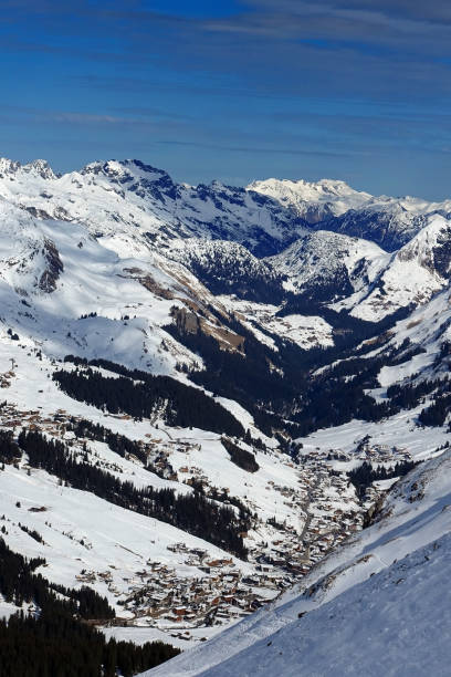 istock Skiing in Lech am Arlberg, Austria 1131882207