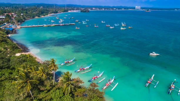 istock Aerial. Weligama, Sri Lanka. 1131900793