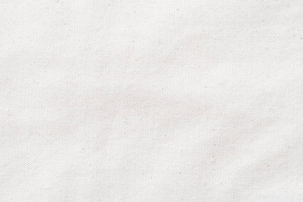 white canvas burlap texture background of cotton natural fabric cloth for wallpaper and design backdrop - material têxtil imagens e fotografias de stock