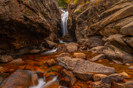 Chasm Falls near Fall River Road in Rocky Mountain National Park