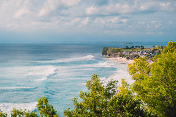istock Waves and Dreamland beach and ocean waves in Bali, Indonesia 1131916897