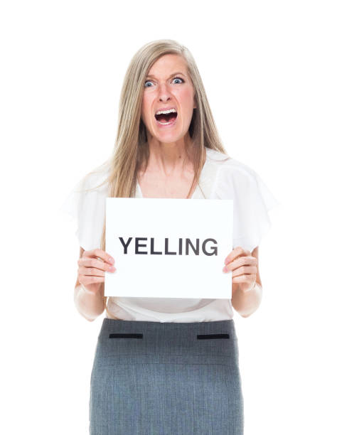 istock Businesswoman yelling 1131919135