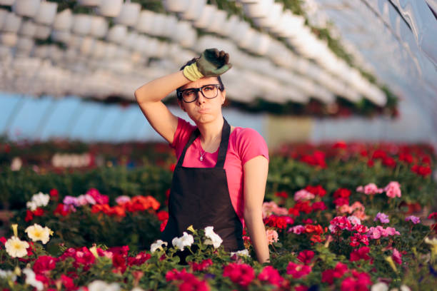 istock Woman Suffering Injuries While Working in Floral Greenhouse 1131919330
