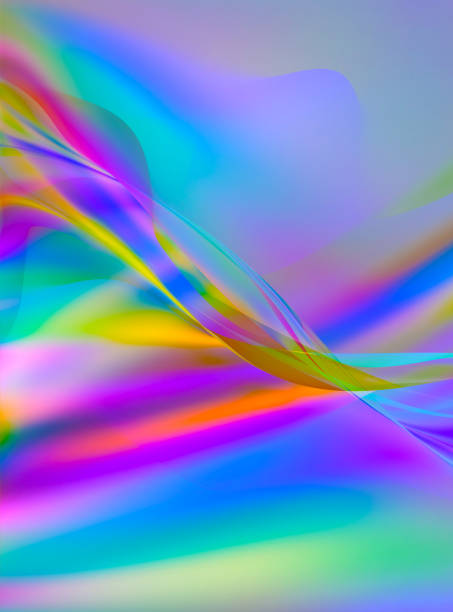 istock Abstract wavy lines soft elegant background with vibrant colors. 1131920566
