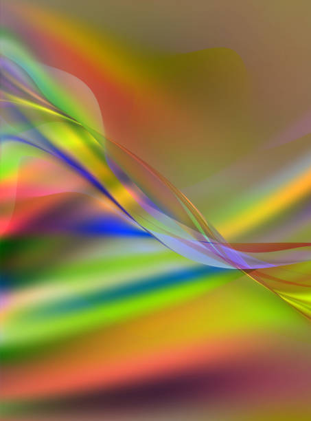istock Abstract wavy lines soft elegant background with vibrant colors. 1131921809
