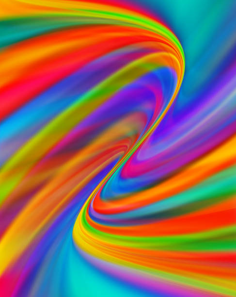 istock Abstract wavy lines soft elegant background with vibrant colors. 1131925298