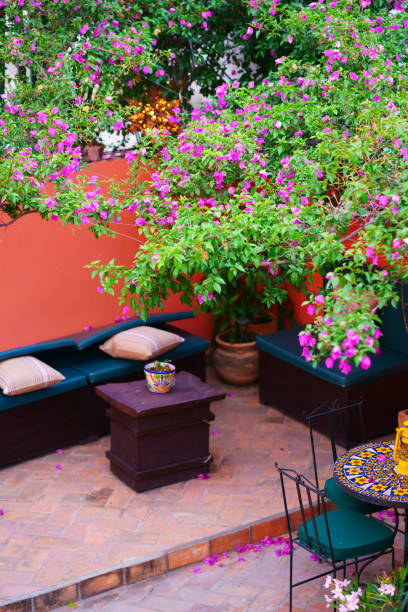 istock Colourful house with courtyard in Guanajuato , Mexico 1131925764