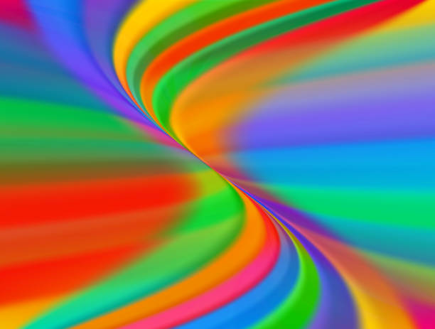 istock Abstract wavy lines soft elegant background with vibrant colors. 1131926785