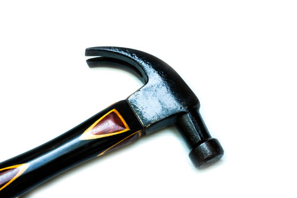 istock Traditional curved claw hammer on white background 1131935326