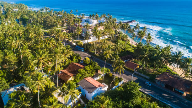 istock Aerial. Beach view in Unawatuna, Sri Lanka. 1131935632