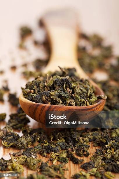 Dry Green Tea Stock Photo - Download Image Now - Oolong Tea, Chinese Culture, Close-up