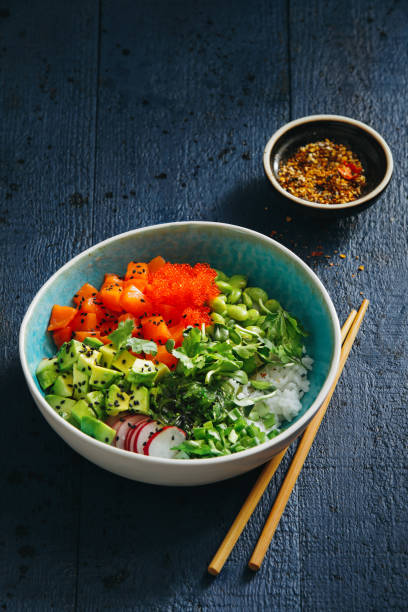 Salmon poke bowl