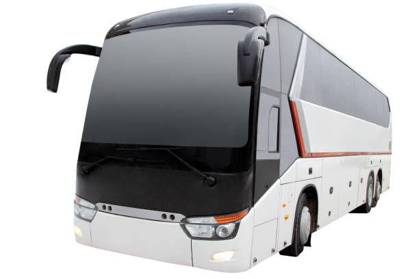 istock Triaxial tourist bus. 1131949039