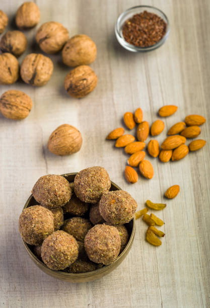 istock Flax seeds pinni - a Punjabi dessert 1131951467