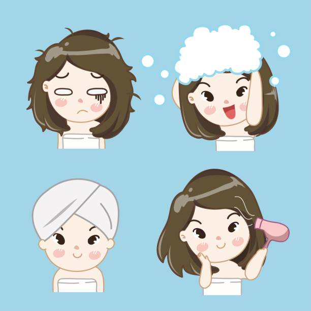 ilustrações, clipart, desenhos animados e ícones de procedimentos do tratamento do cuidado de cabelo 03. - computer icon symbol hair gel hair salon