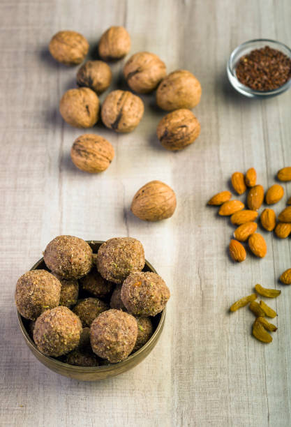 istock Flax seeds pinni - a Punjabi dessert 1131955392