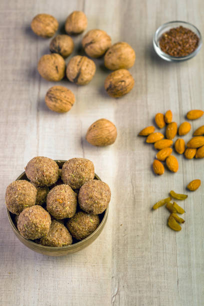 istock Flax seeds pinni - a Punjabi dessert 1131959425
