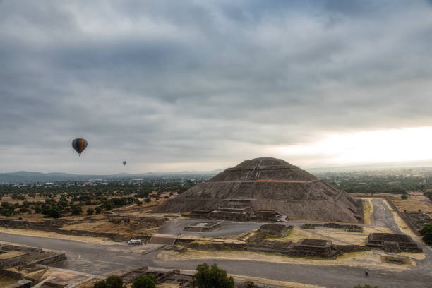 istock Pyramid of the Sun with dramatic Sky 1131959551