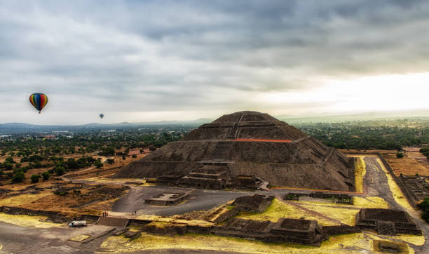 istock Pyramid of the Sun with dramatic Sky 1131959552