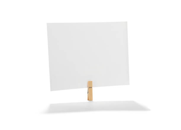 istock Blank Photo Card on Clothespin 1131971881
