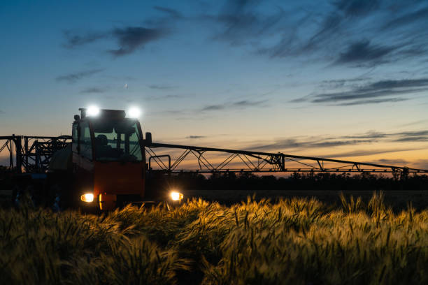 istock Machine for spraying pesticides and herbicides 1131976133
