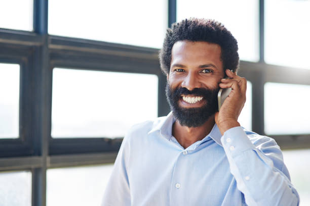 istock Good news has just come calling 1131977317