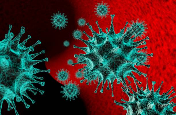 istock Virus inside of blood vessel 1131979881