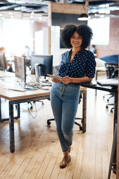 istock Her energy can be felt all over the office 1131983405