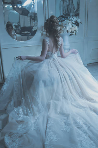 istock Beauty in a wedding dress 1131985421