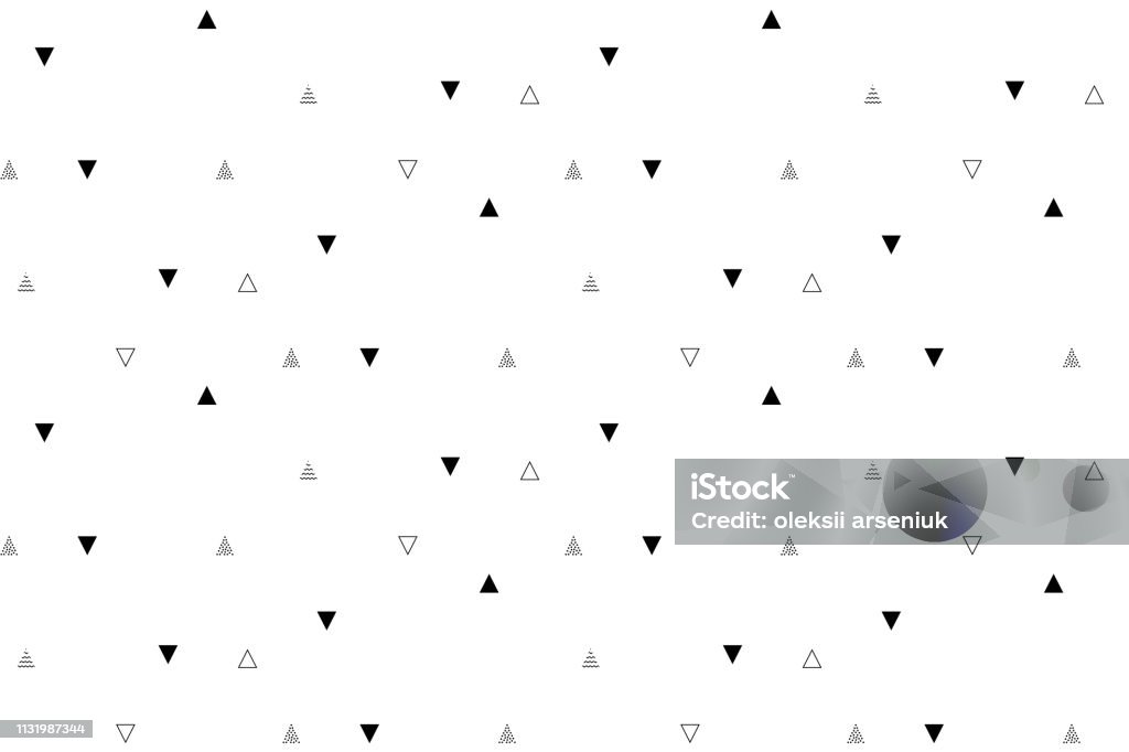 Triangles And Pyramids Seamless Pattern Abstract Geometric Repeat Stock ...