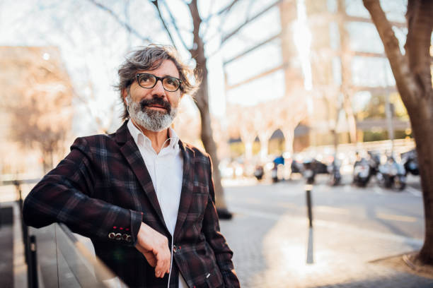 istock Businessman resting on the bench 1131990567