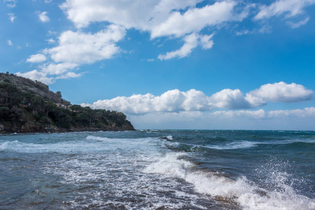 istock Southern Italian Mediterranean Coast on a Windy Day 1131990914