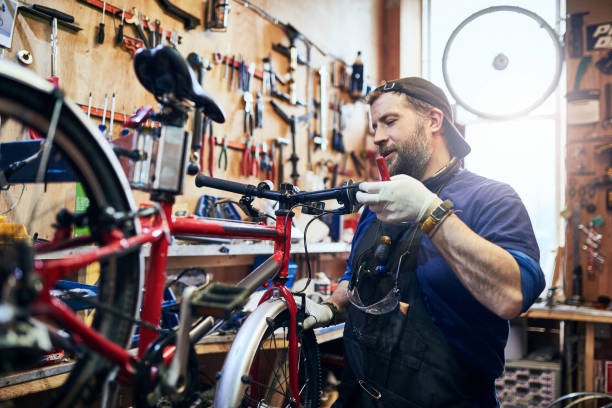 istock He can perform a wide range of repairs on any bike 1131995230