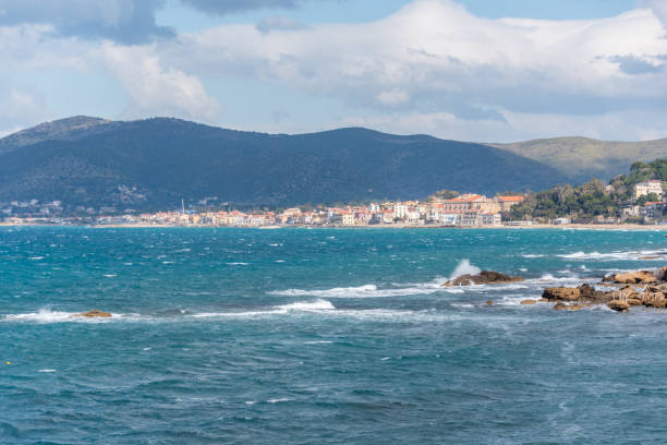 istock Southern Italian Mediterranean Coast on a Windy Day 1131995276