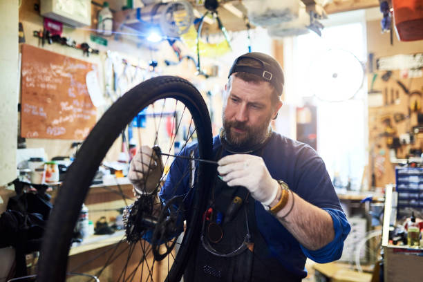istock Looks like we have a puncture to fix 1131995308