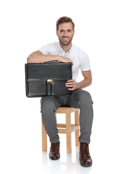 istock smiling young casual man waiting for a job interview, 1131999147