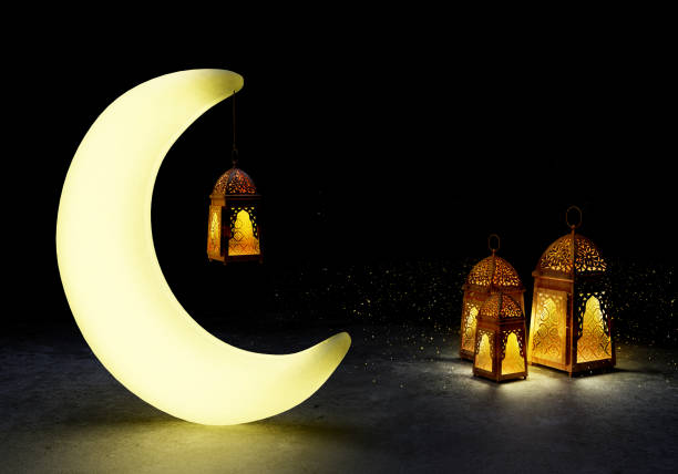 istock Traditional arabic lantern, Ramadan kareem 1132000993